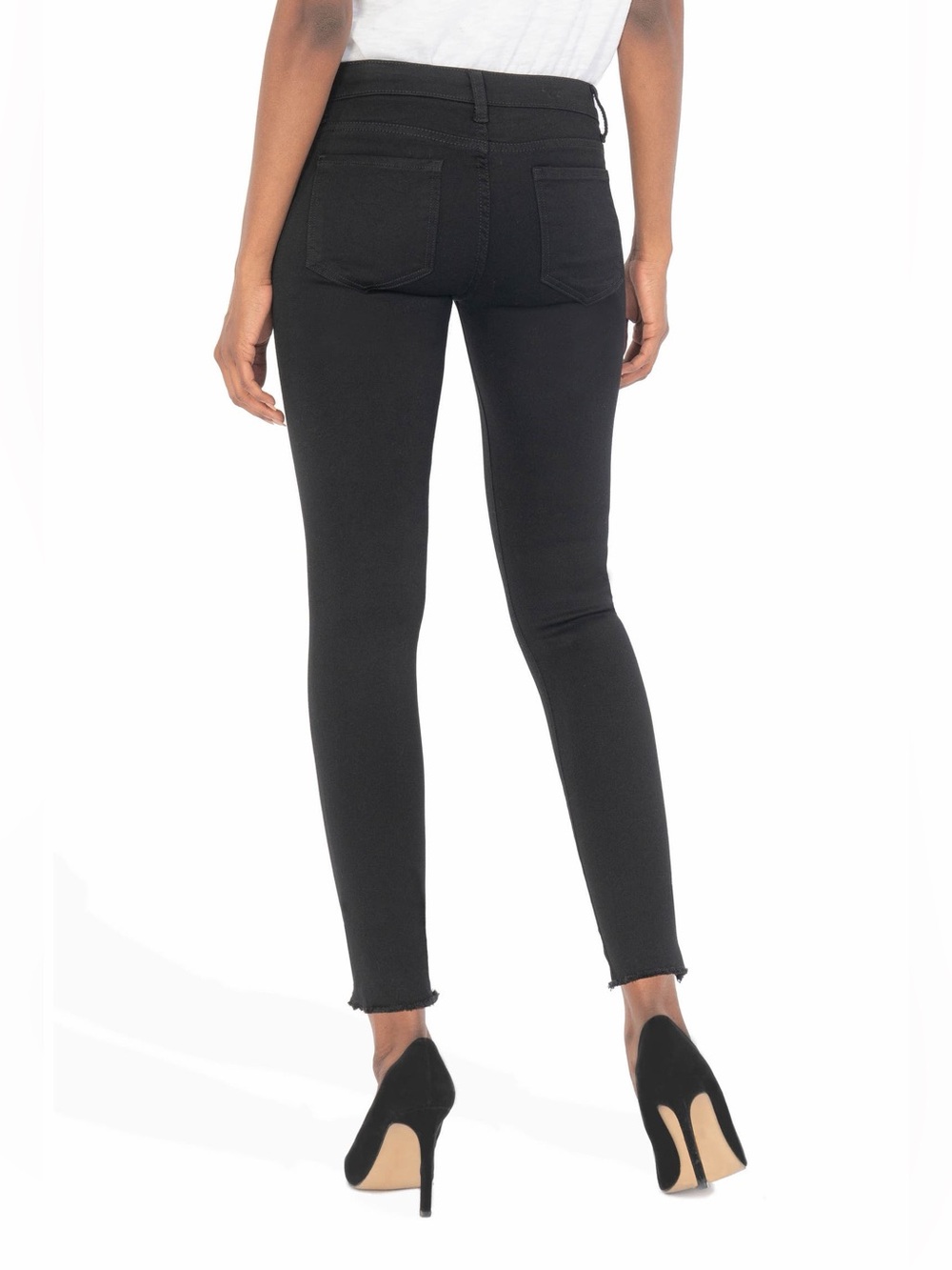 NWT Kut From the Kloth Carlo Ankle Skinny Stretch Black size 10 - Picture 2 of 7